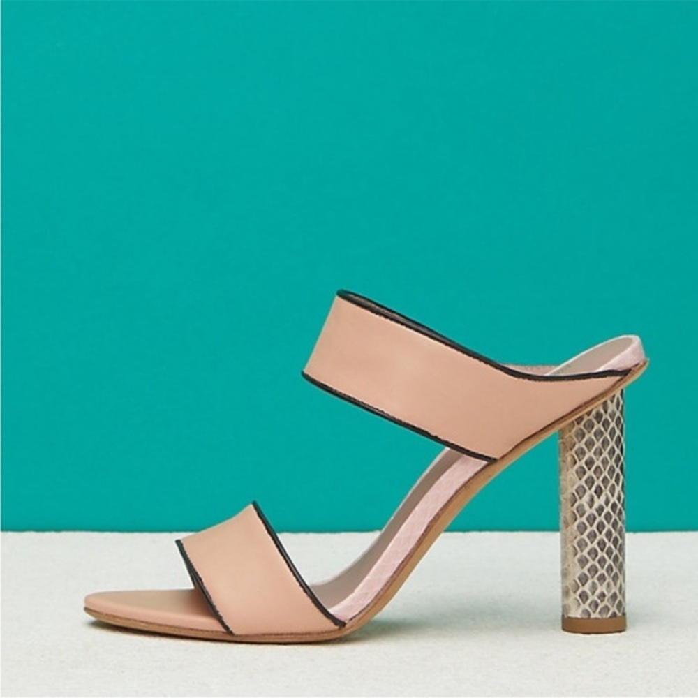 NIB Diane Von Furstenberg DVF Etta Block Heel Sandals 6.5